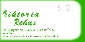 viktoria rehus business card